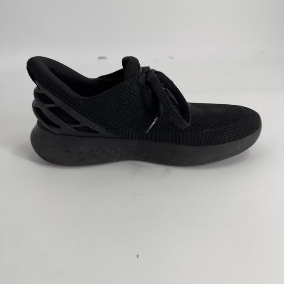 Kizik Athens Blackout 7.5 Sneaker Athletic Running Black Tie Hands Free - Picture 3 of 12